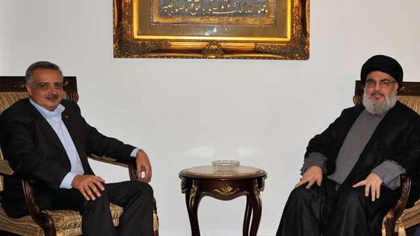 السيد نصر الله بحث مع النائب طلال أرسلان آخر تطورات لبنان والمنطقة
