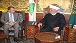 باسيل زار المفتي دريان للتهنئة