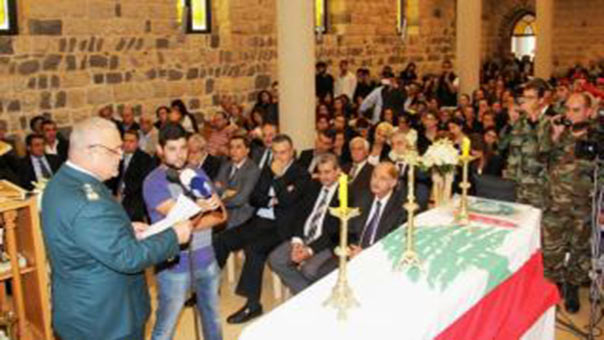 وداع رسمي وشعبي للجندي الشهيد جمال هاشم في القبيات شمال لبنان