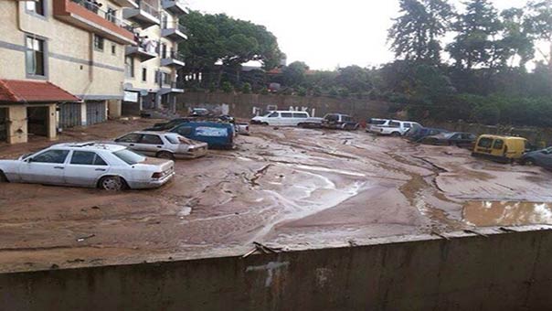 عاصفة قوية تضرب لبنان وتخلف اضراراً جسيمة