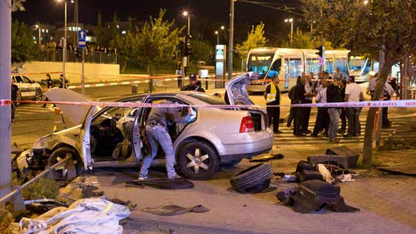 قتيلة و8 جرحى من المستوطنين الصهاينة في عملية دهس بالقدس المحتلة