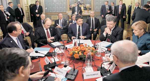  جهود دولية لتسوية النزاع الأوكراني الداخلي