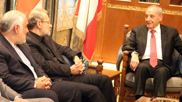 لاريجاني يختتم زيارته للبنان: لا يوجد بين ايران واميركا اي عمل مشترك لمكافحة الإرهاب