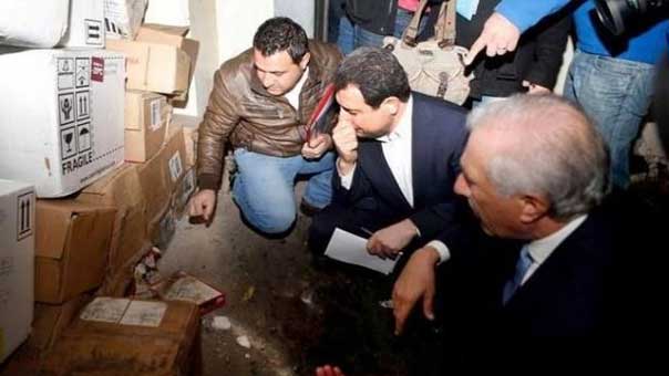 زعيتر وأبو فاعور جالا على مستودعات المطار: زريبة وغرف إعدام لصحة المواطن

