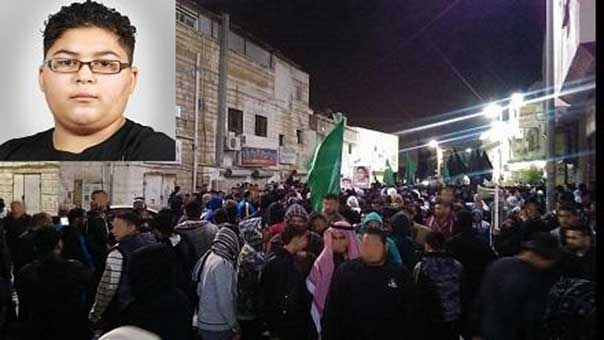 العوامية تشيّع الشهيد ثامر آل ربيع بمأتم شعبي حاشد