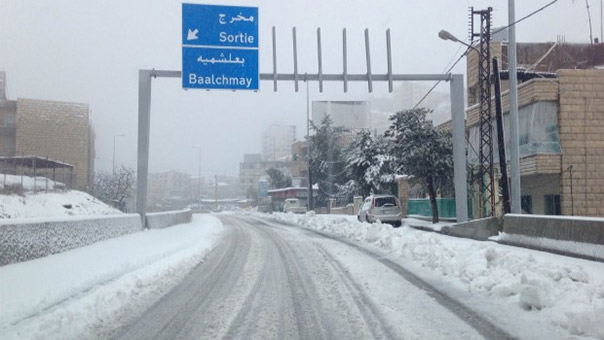 موجة صقيع تضرب لبنان 