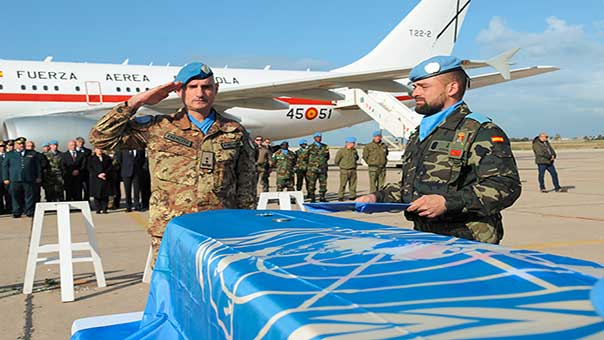 الخارجية الاسبانية تحمّل &rsquo;اسرائيل&rsquo; مسؤولية مقتل أحد جنودها العاملين في اليونيفيل  في لبنان 