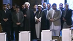 وفد من اتحاد الاذاعات والتلفزيونات الاسلامية يزور روضة الشهيدين