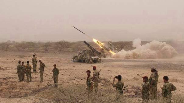 مناورة عسكرية كبيرة لـ&rsquo;أنصار الله&rsquo; على الحدود مع السعودية