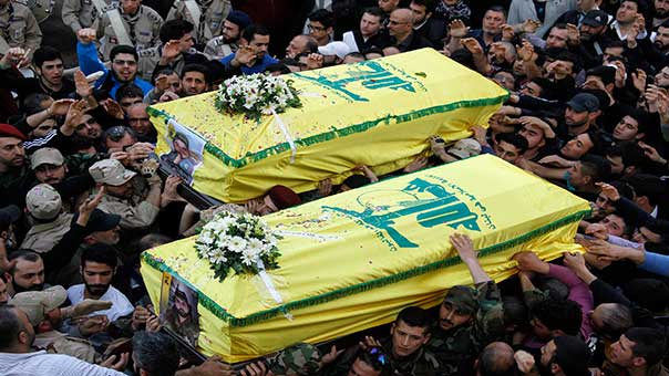 تشييع شهيدي الواجب الجهادي محمد حسين برو وطارق عبدو جبق 