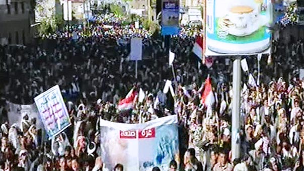 الشعب اليمني يتوحد بوجه العدوان السعودي