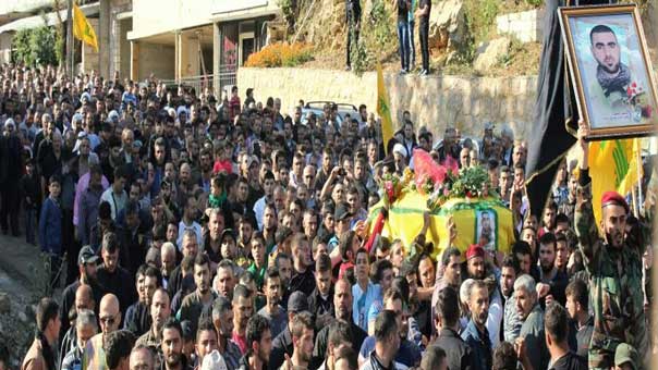 حزب الله وأهالي  بلدة عين التينة  يشيّعون الشهيد المجاهد علي حسن صبح