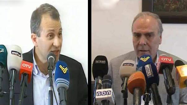 باسيل ورحمة يثنيان على انجازات المقاومة بمواجهة التكفيريين
