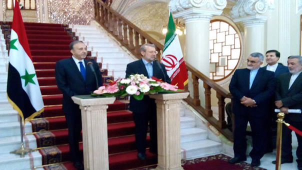 لاريجاني بعد لقائه اللحام: إيران لن تدخر جهدا في مواصلة دعمها اللامحدود لسورية