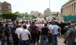 حزب التوحيد اعتصم أمام دار الطائفة الدرزية استنكاراً لمجزرة قلب لوزة 