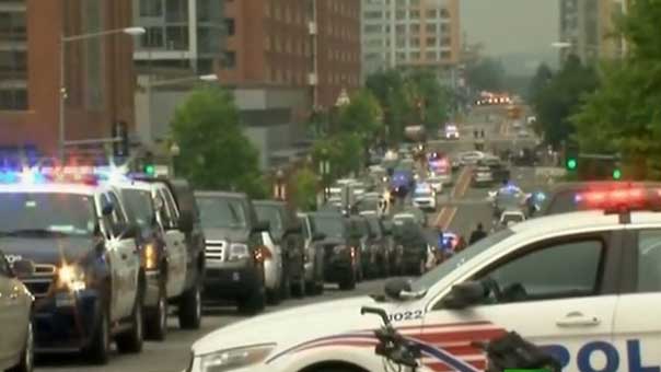 إغلاق مركز القوات البحرية الأمريكية بواشنطن بعد حادث إطلاق نار فيها