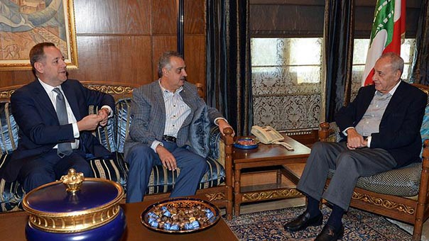 ارسلان يزور بري ويؤكد على علاقته الطيبة بعون