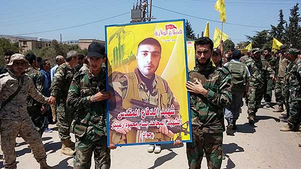تشييع الشهيد المجاهد بسام زعيتر (جواد) في بلدة حاويك 