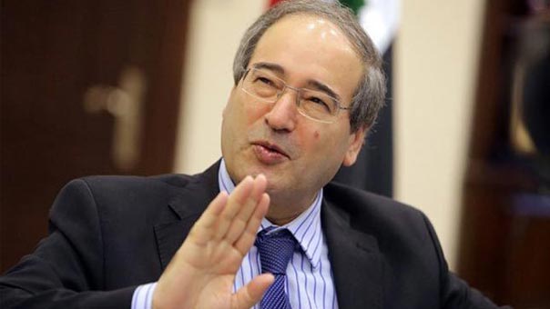 المقداد: الإدارة الأميركية مقتنعة أنه لا يمكن قهر سوريا