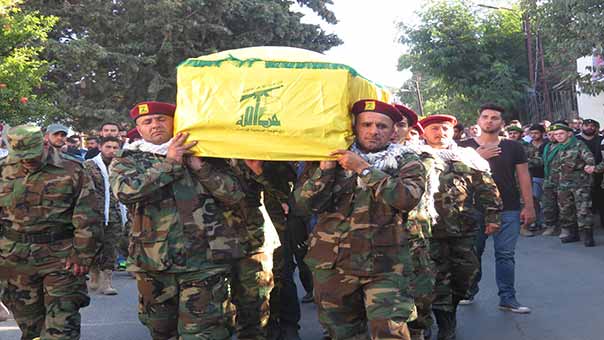 حزب الله يشيّع الشهيد علي مرتضى في بلدة عيتا الجبل الجنوبية