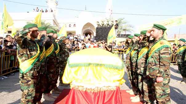 حزب الله وجمهور المقاومة شيعوا الشهيد مهدي مراد في بلدة بريقع الجنوبية