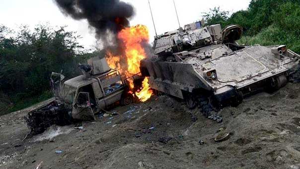 الجيش اليمني واللجان الشعبية يدمرون أكثر من 8 دبابات سعودية ويسيطرون على موقع عسكري