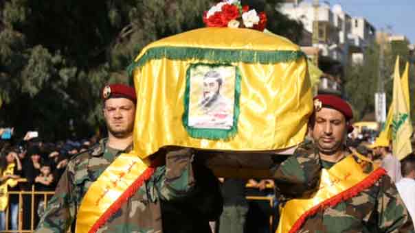 حزب الله وأهالي بلدة تول يشيعون الشهيد المجاهد محمد باقر غريب بموكب مهيب