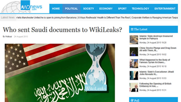 صحيفة &rsquo;AWD&rsquo;: تسريبات &rsquo;ويكيليكس&rsquo; جاءت في إطار صراع الأجنحة بين آل سعود