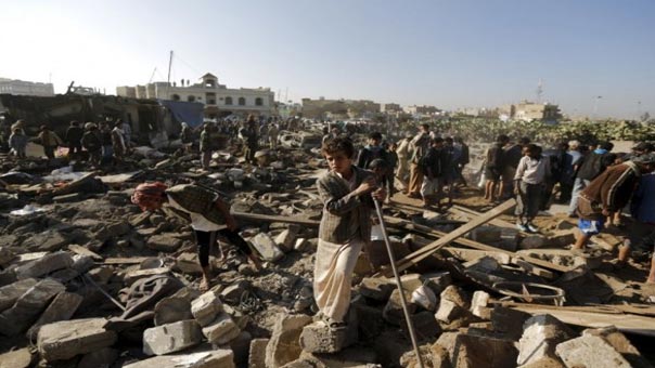 هيومن رايتس: قوات التحالف استخدمت ذخائر عنقودية في اليمن