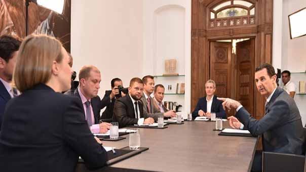 الأسد: الغرب يتباكى على اللاجئين السوريين من جهة ويصوّب رشاشاته عليهم من جهة أخرى من خلال دعمه للإرهاب