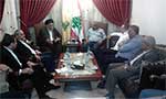 السيد إبراهيم أمين السيد استقبل أسامة سعد: يجب إعادة الاعتبار إلى القضية الفلسطينية كنقطة مركزية