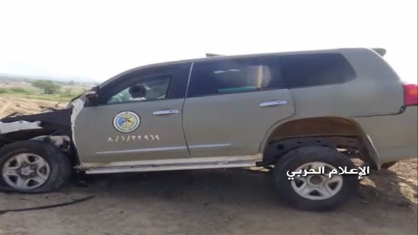 بالفيديو..هكذا استهدف الجيش اليمني موكب قائد حرس الحدود السعودي