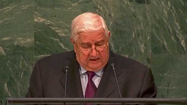 المعلم يعلن استعداد بلاده للمشاركة بجنيف 3 ويشيد بالغارات الروسية في سوريا