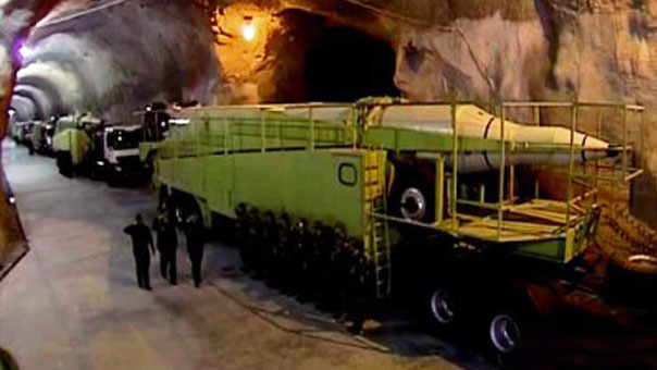 بالفيديو: قاعدة صاروخية إيرانية تحت الارض بـ 500 متر