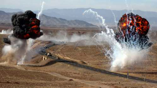 للمرة الأولى.. طائرات من دون طيار للجيش الإيراني استُخدمت خلال مناورات &rsquo;محمد رسول الله 3&rsquo; (مصوّر)