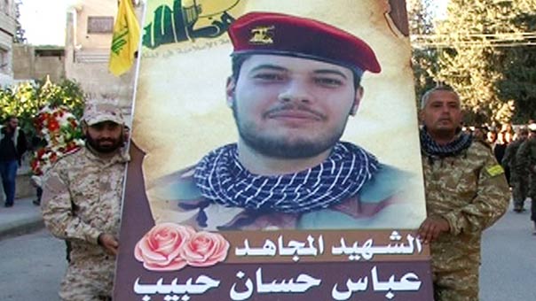 حزب الله وأهالي مدينة بعلبك يودعون الشهيد عباس حسان حبيب