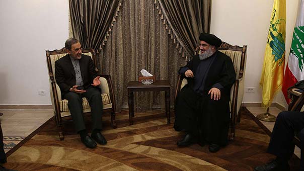 السيد حسن نصر الله إستقبل الدكتور ولايتي والوفد المرافق وعرض معه التطورات في المنطقة
