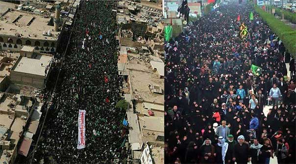 كل الطرق تؤدي الى &rsquo;كربلاء&rsquo;..وكل الحناجر تردد &rsquo;واحسيناه&rsquo;