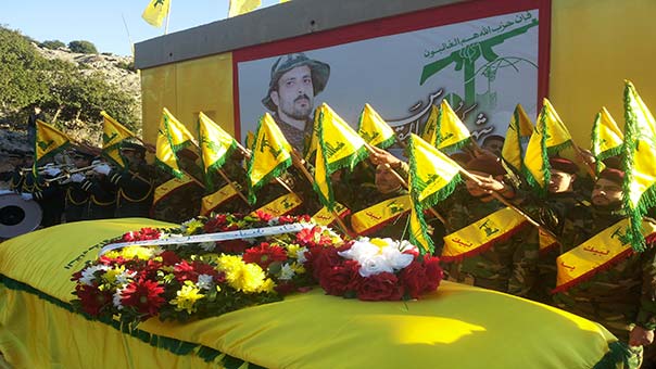 حزب الله وأهالي اللويزة شيّعوا الشهيد المجاهد محمد عباس مقلّد