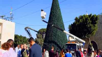  بيت لحم بميلاد السيد المسيح (ع) حزينة هذا العام