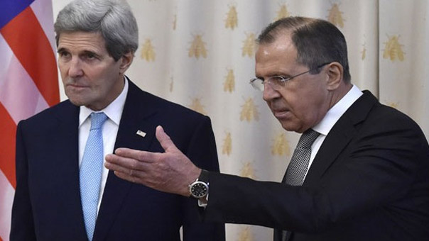 لافروف وكيري يؤكدان من موسكو ضرورة التوصل الى حل في سوريا وأوكرانيا