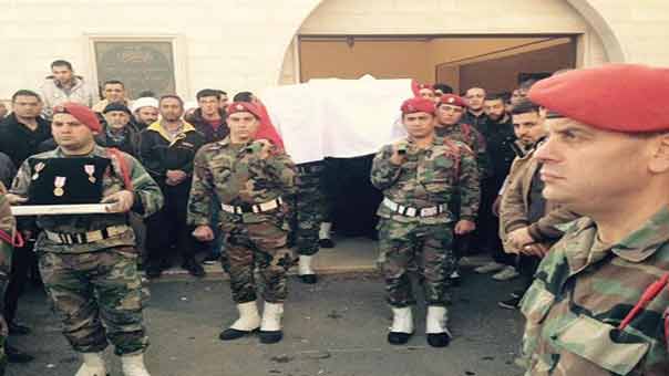 الجيش اللبناني وأهالي بلدة شمسطار شيعوا الشهيد الجندي علي قاسم زين