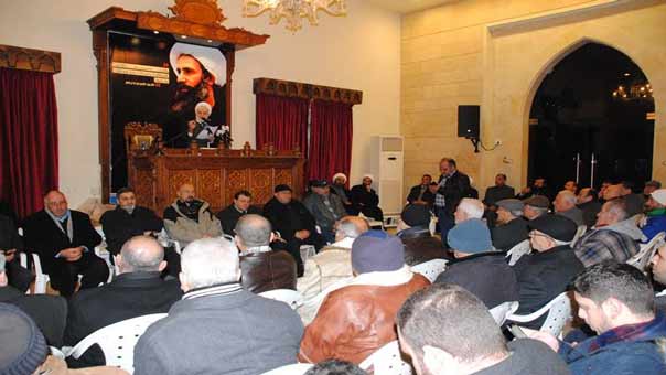 وقفة ادانة في النبطية استنكاراً لجريمة اعدام الشيخ النمر