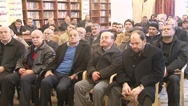 لقاء تضامني مع الشيخ النمر في البقاع والكلمات استنكرت الاجرام السعودي