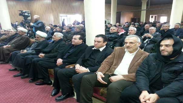 التنديد بإعدام الشيخ النمر مستمر : لقاء اعلامي في بعلبك ووقفة اسلامية مسيحية ببلدة العين البقاعية 
