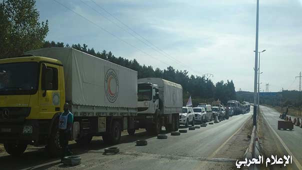 أهالي الفوعة وكفريا يناشدون الامم المتحدة إرسال موفدين منها للاطلاع على الوضع الإنساني والصحي في المدينتين المحاصرتين
