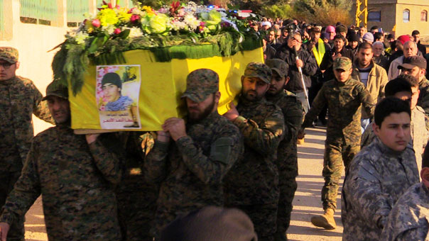 حزب الله وجمهور المقاومة شيعوا الشهيد عطا الأحمر في إيعات والشهيدين علي ركين وأحمد بيضون في الشهابية