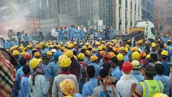 بن سلمان يحتكر أصول &rsquo;بن لادن&rsquo; وآلاف العمّال يعتصمون احتجاجًا على حرمانهم رواتبهم