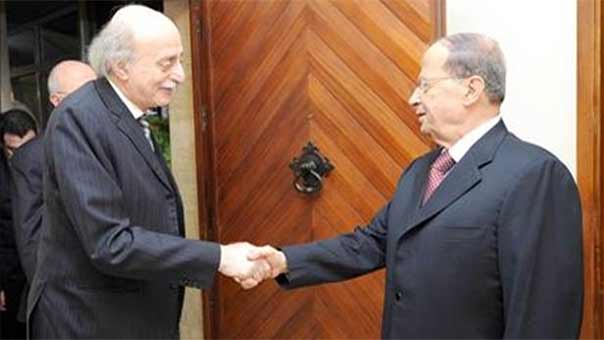 &rsquo;الإشتراكي&rsquo; و&rsquo;القوات&rsquo; زارا الرابية.. رسالة من جنبلاط الى عون لتمتين المصالحات الداخلية