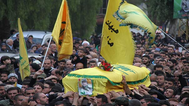 حزب الله وأهالي بلدة عين قانا يشيعون الشهيد المجاهد أحمد عبد المطلب سبيتي